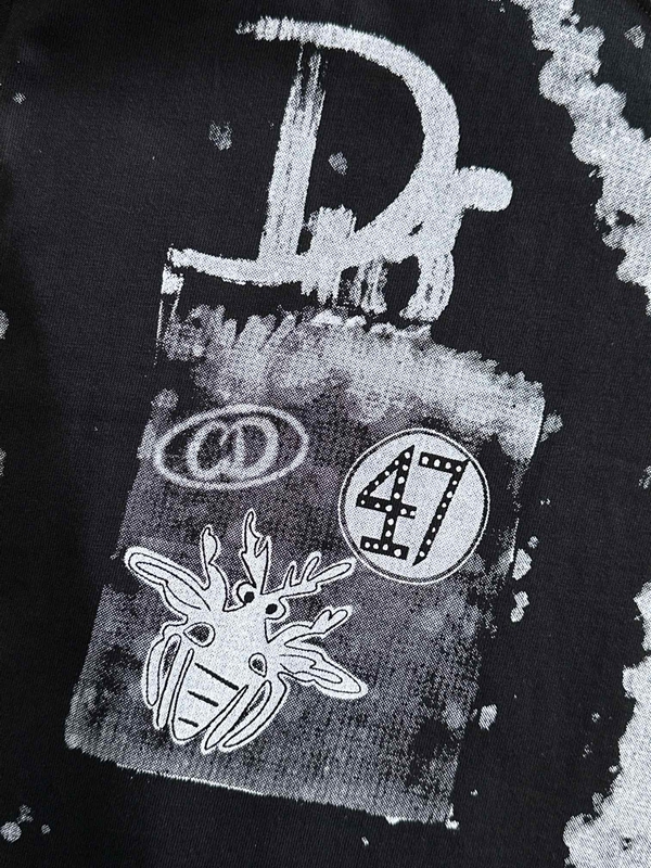 ブランドTシャツ角部分ディテール